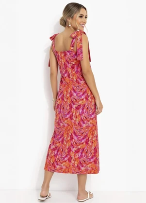 Quintess - Vestido Pinceladas em Malha Fria - QUINTESS