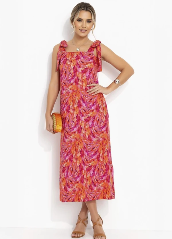 Quintess - Vestido Pinceladas em Malha Fria 6