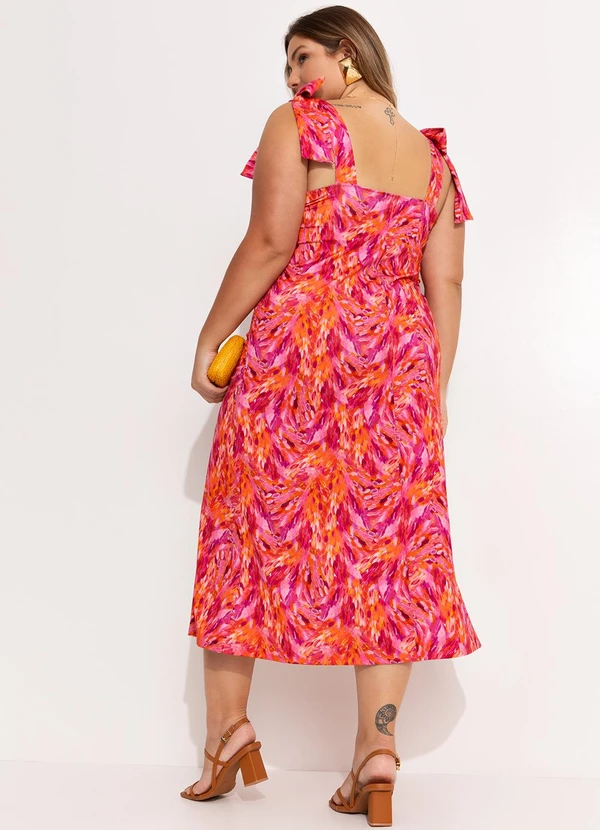 Quintess - Vestido Pinceladas em Malha Fria 3