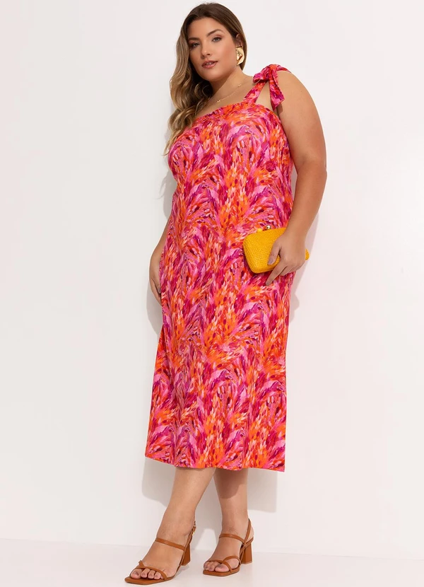 Quintess - Vestido Pinceladas em Malha Fria 2