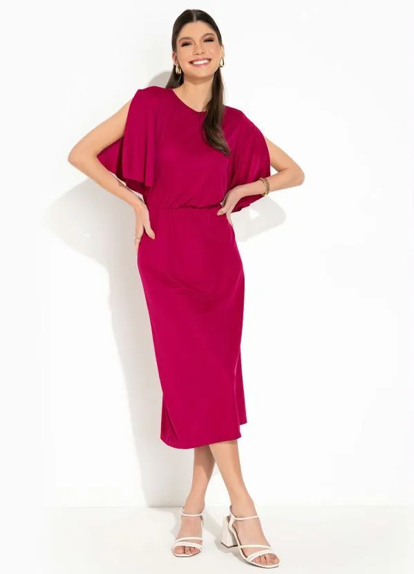 Rosalie - Vestido Pink com Abertura Mga