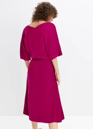 bonprix - Vestido Pink em Tecido Texturizado - BONPRIX