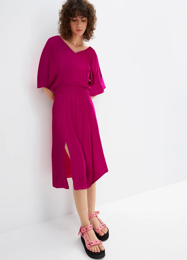 bonprix - Vestido Pink em Tecido Texturizado 5