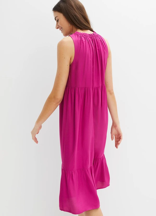 bonprix - Vestido Pink em Viscose Plana 2