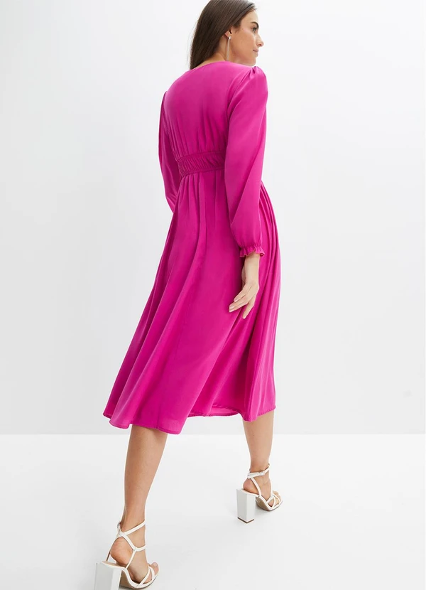 bonprix - Vestido Pink em Viscose Plana 4
