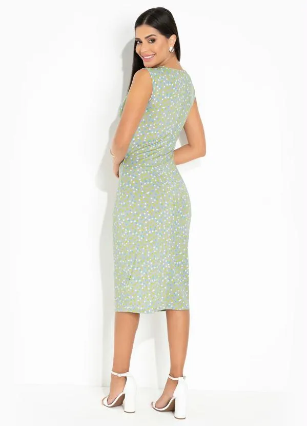 Rosalie - Vestido Poá Cinza 2