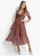 Vestido Po� com Amarra��o no Decote