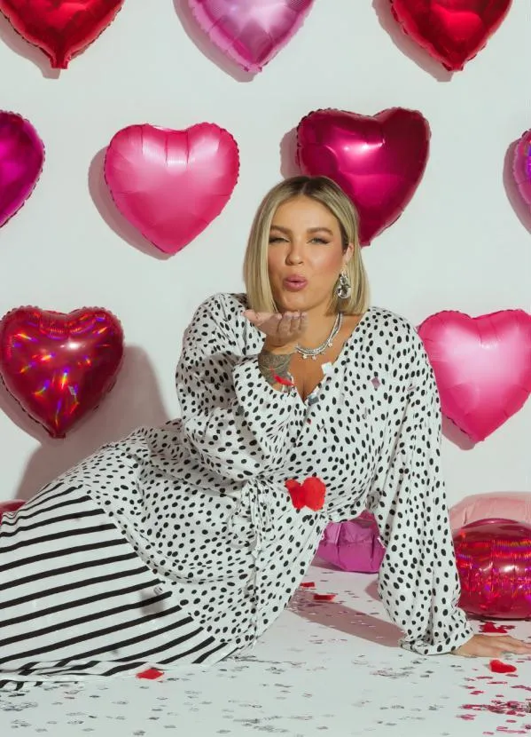 Quintess - Vestido Poá e Listras em Viscose Plana 7