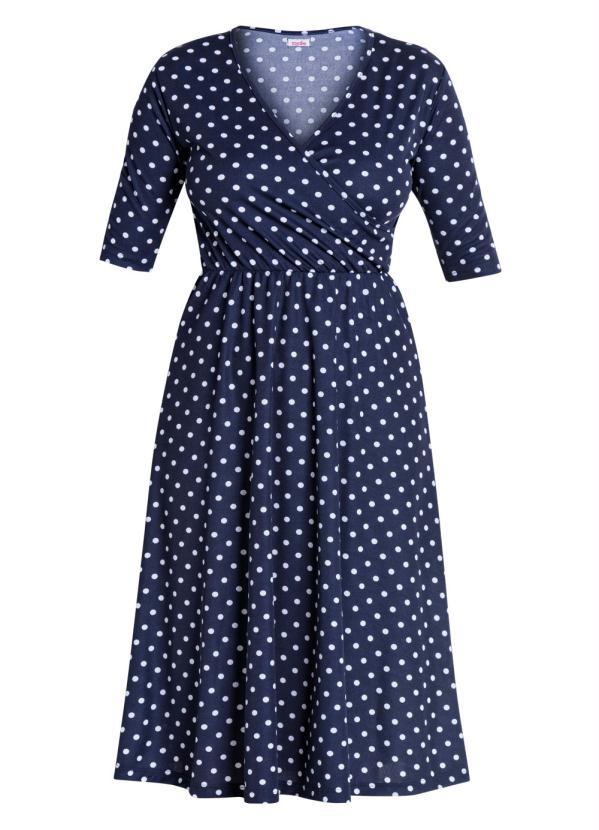 Rosalie - Vestido Poá Marinho 6