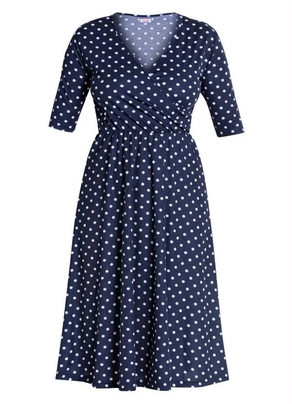 Rosalie - Vestido Poá Marinho 6