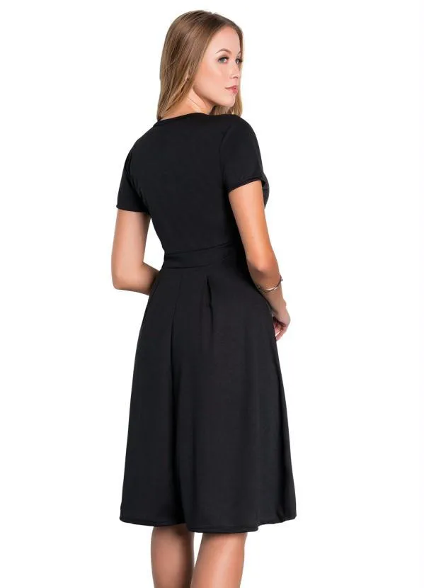 Rosalie - Vestido Preto com Pérolas 3