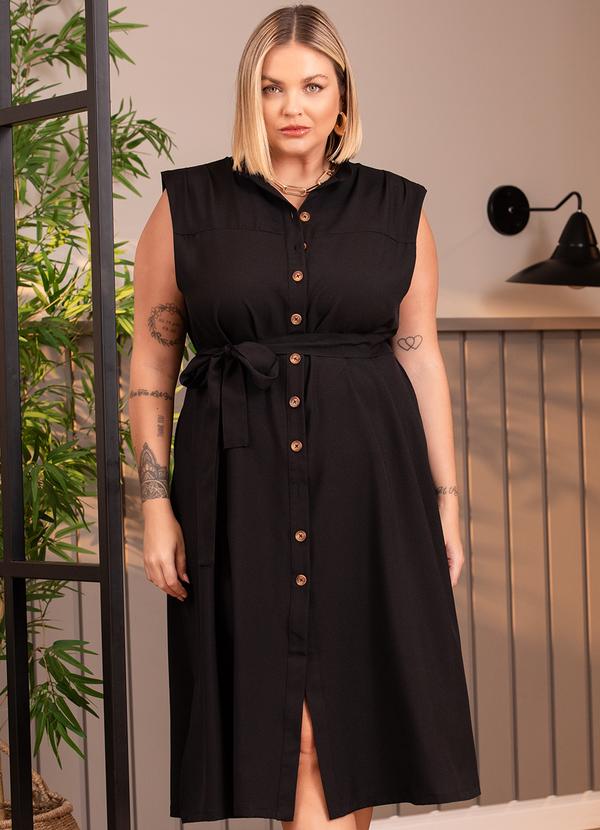 Quintess - Vestido Preto em Alfaiataria 6