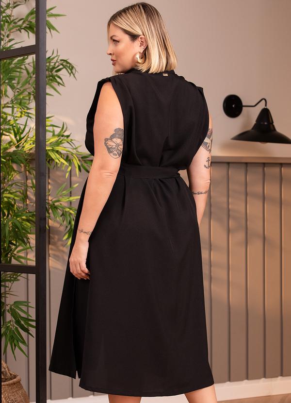 Quintess - Vestido Preto em Alfaiataria 7