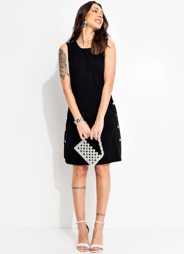 Bimini - Vestido Preto em Cotton 3