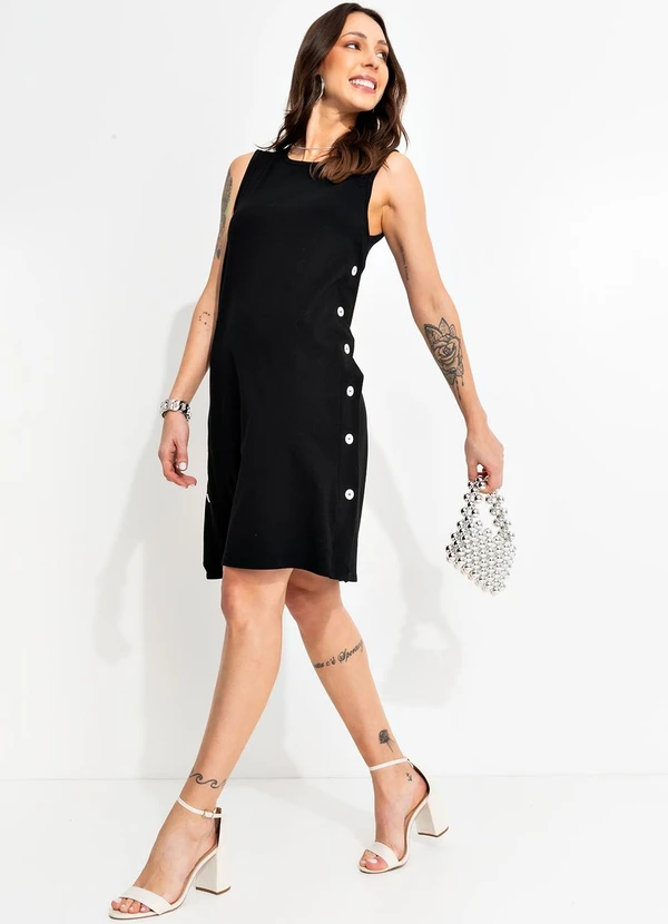 Bimini - Vestido Preto em Cotton 5