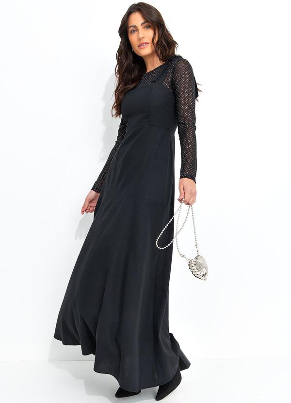 Quintess - Vestido Preto em Linho 3