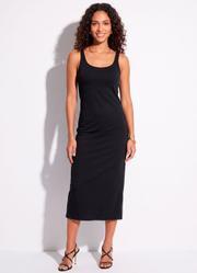 Vestido Preto em Malha Crepe