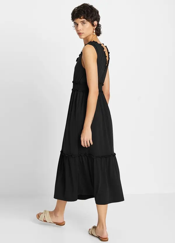 bonprix - Vestido Preto em Malha Fria 2