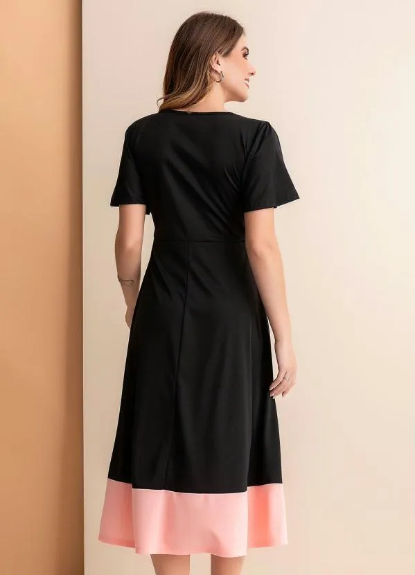 Rosalie - Vestido Preto em Malha 2