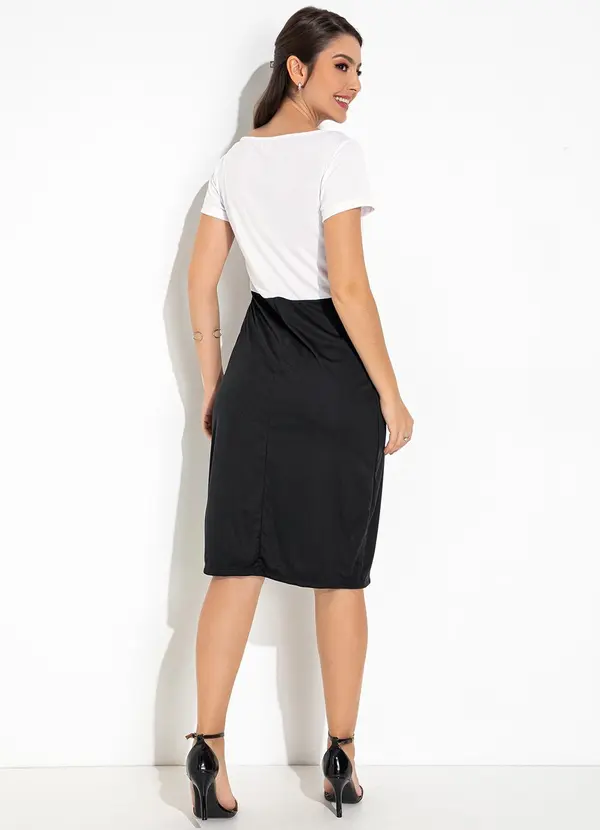 Rosalie - Vestido Preto em Malha 4