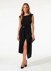Vestido Preto em Tecido Air Flow