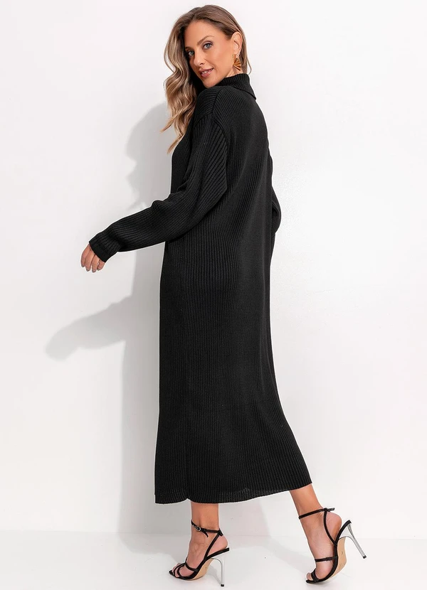 Quintess - Vestido Preto em Tricô 2