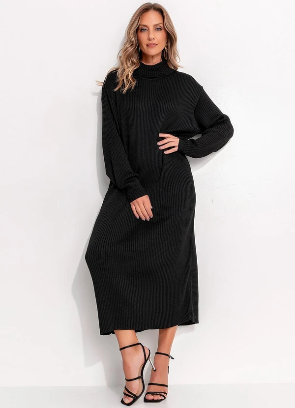 Quintess - Vestido Preto em Tricô 3