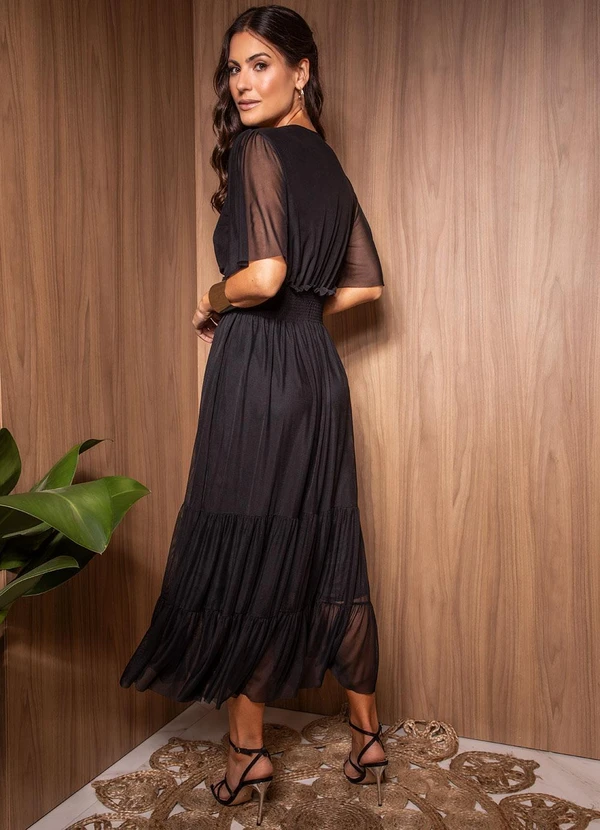 Quintess - Vestido Preto em Tule 3