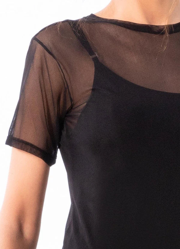 Quintess - Vestido Preto em Tule 9