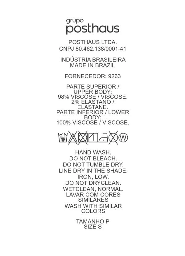 Quintess - Vestido Preto em Viscose Plana 5