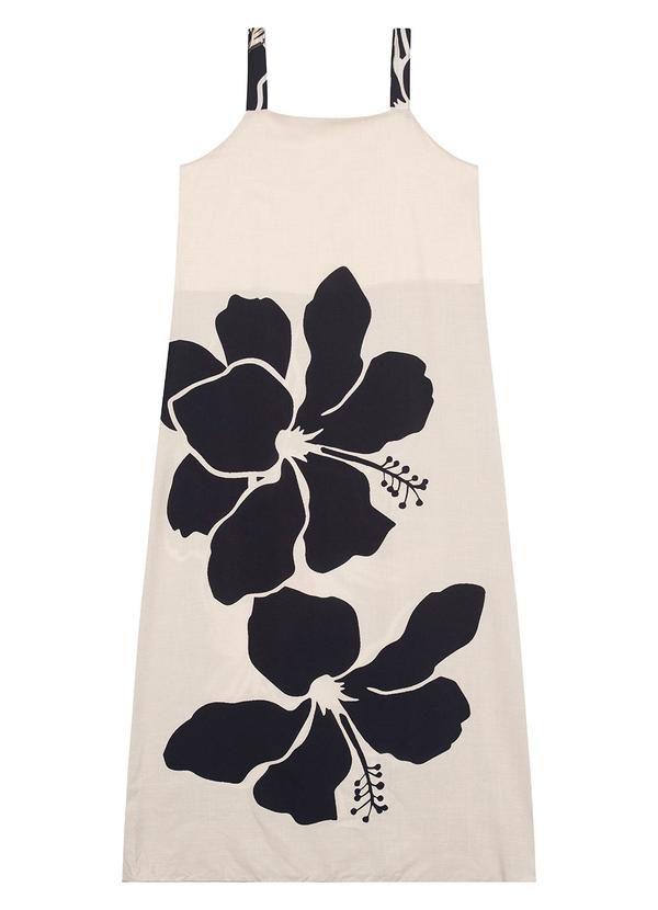 Malwee - Vestido Preto Midi Evasê Dupla Face 10