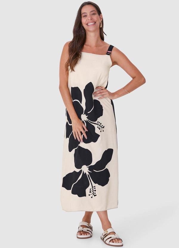 Malwee - Vestido Preto Midi Evasê Dupla Face 5