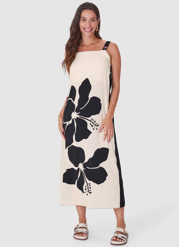 Malwee - Vestido Preto Midi Evasê Dupla Face 7