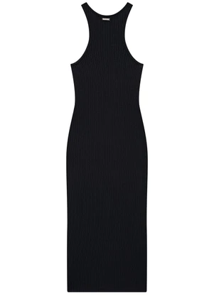 Enfim - Vestido Preto Midi Tricot - ENFIM