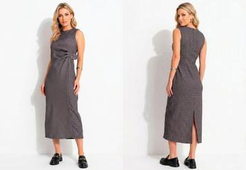 Vestido Pr�ncipe de Gales em Bengaline