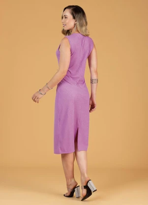 Soft Bonni - Vestido Regata Midi Adulto Feminino Rosa - SOFT BONNI