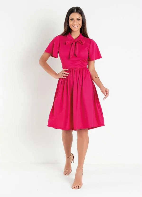 Rosalie - Vestido Rosa com Amarração 2