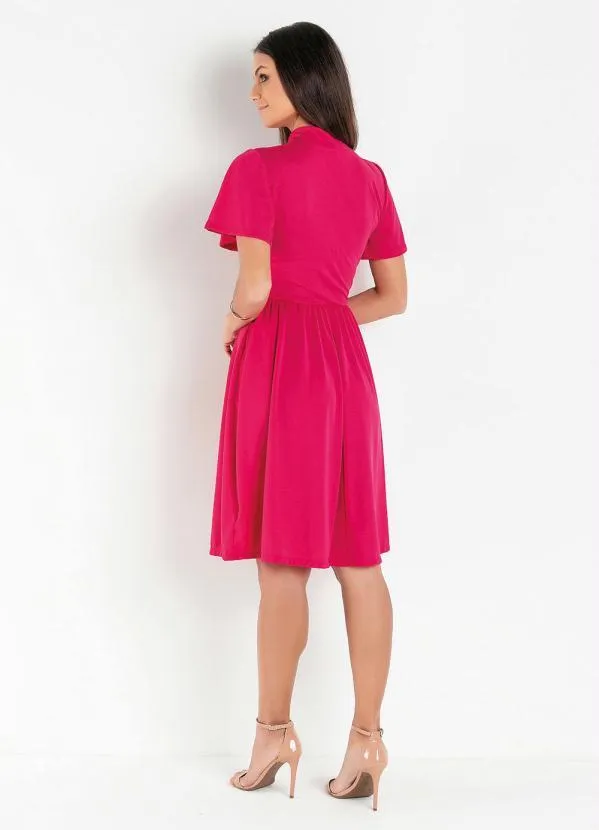 Rosalie - Vestido Rosa com Amarração 3