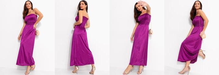 Vestido Rosa em Malha Illusione