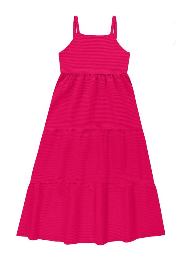 Enfim - Vestido Rosa Escuro Midi Marias