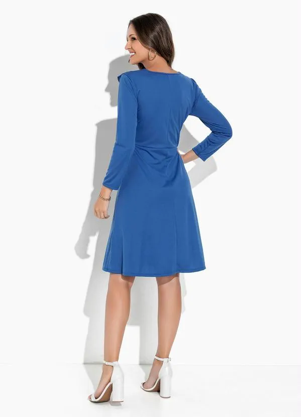 Rosalie - Vestido Azul com Babado 4