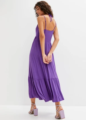 bonprix - Vestido Roxo em Malha de Viscose - BONPRIX