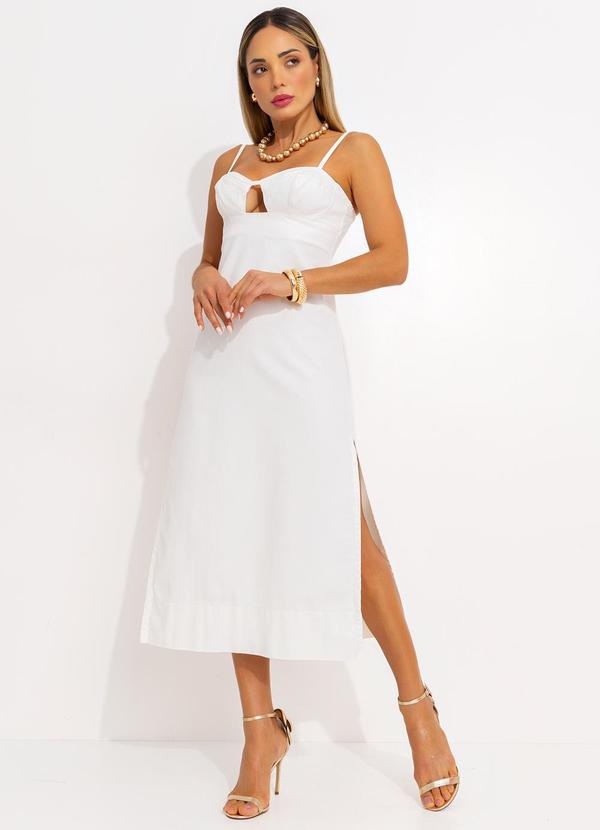 Colcci Jeans - Vestido Sarja Cj Off White