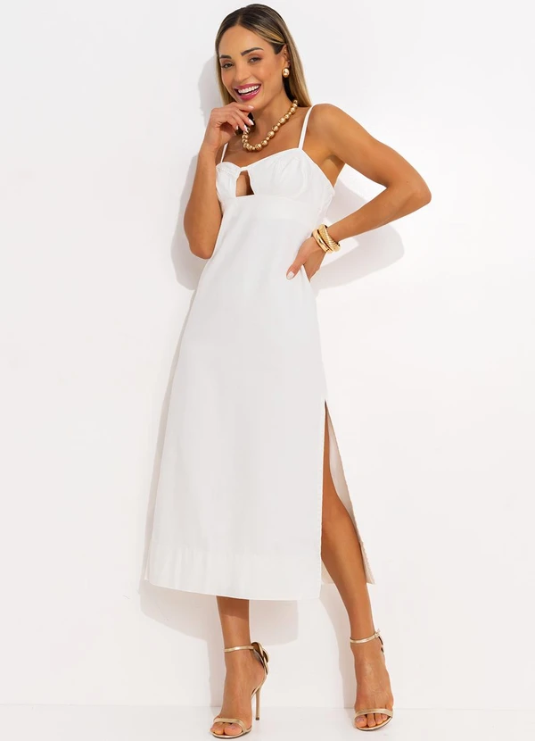 Colcci Jeans - Vestido Sarja Cj Off White 7
