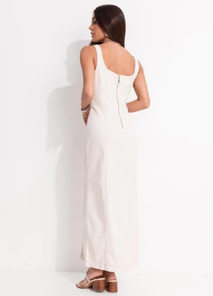 Colcci - Vestido Sarja Off White - COLCCI