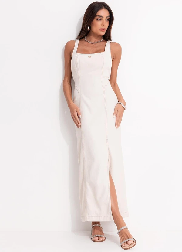 Colcci - Vestido Sarja Off White 3
