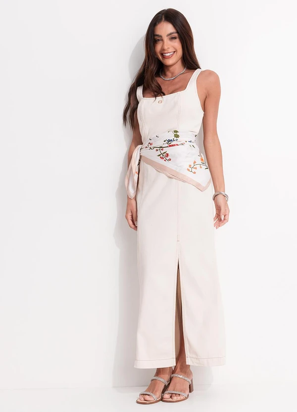 Colcci - Vestido Sarja Off White 7