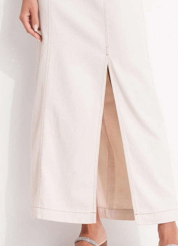 Colcci - Vestido Sarja Off White 8