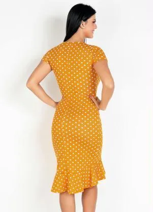 Rosalie - Vestido Sereia Poá Mullet - ROSALIE