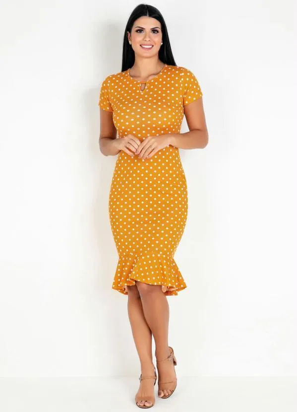 Rosalie - Vestido Sereia Poá Mullet 3